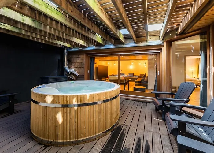 别墅 Kabane Keyweek Pool Sauna Downtown 比亚里茨